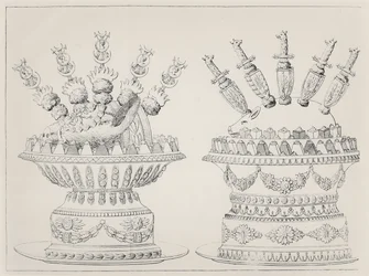 Wild Boar and Suckling Pig Pièces Montées, Designs by Antonin Carême